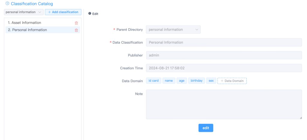 Data Classification Platform – Ink-Sail